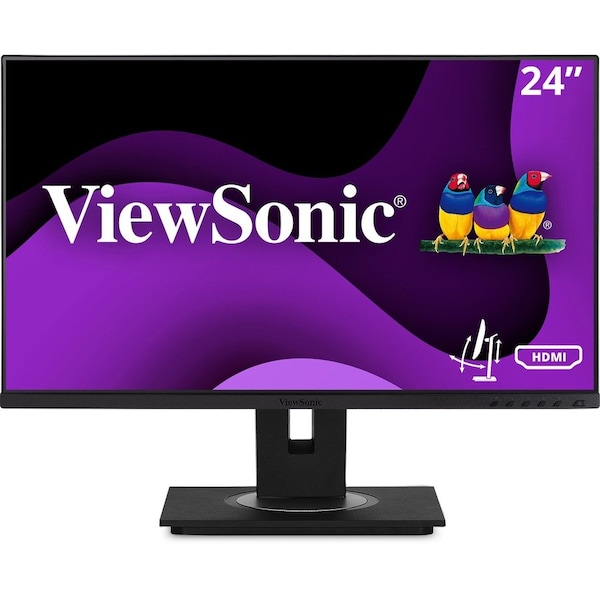 Viewsonic 24" Ergonomic 40-Degree Tilt 1080p IPS Monitor w/ HDMI, DP, VGA. VG2448A - main