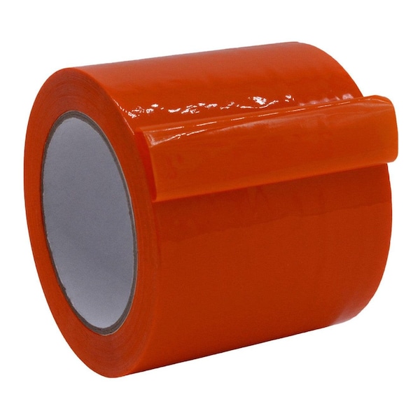 Wod Tape CSTC20WBA Carton Sealing Packaging Tape 2 Mil Acrylic Adhesive Orange: 4 in. x 110 yds, 18PK WOD CSTC20WBA-04000-18-110-ORA - main