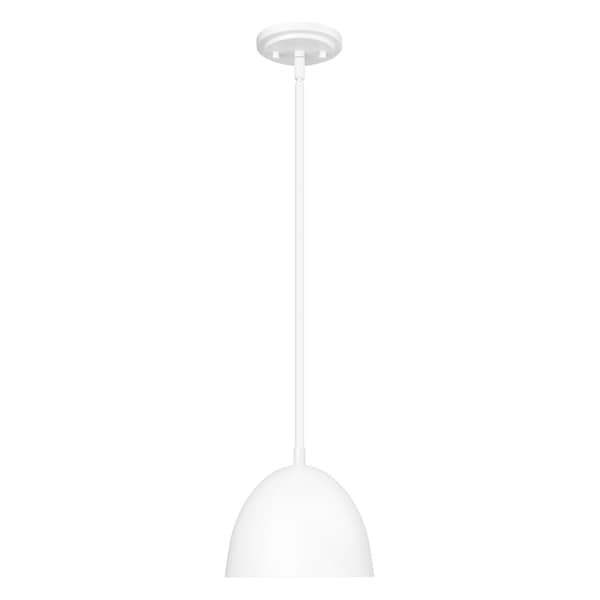 Z-Lite Vega Matte White 1 Light Pendant 4501P8-MW - main