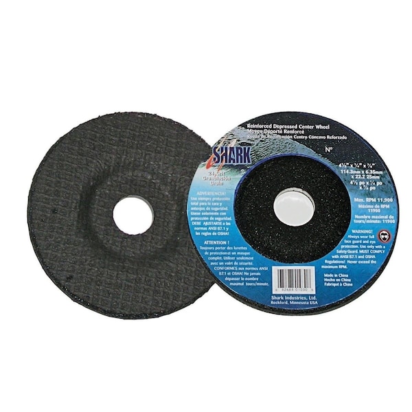 Vortex 2 in. 60 Grit Dprssed Centre Grinding Wheel, 5PK VO3288752 - main