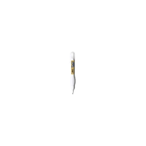 Bic Shake 'n Squeeze Correctable Pen, Needle Point Tip, 8 ml, White WOSQP11 - main
