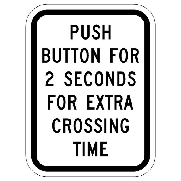 Sign Solutions Usa Traffic Sign, 9 in Width, Aluminum Sign, Vertical Rectangle DUS12DWT0912R10-32P - main