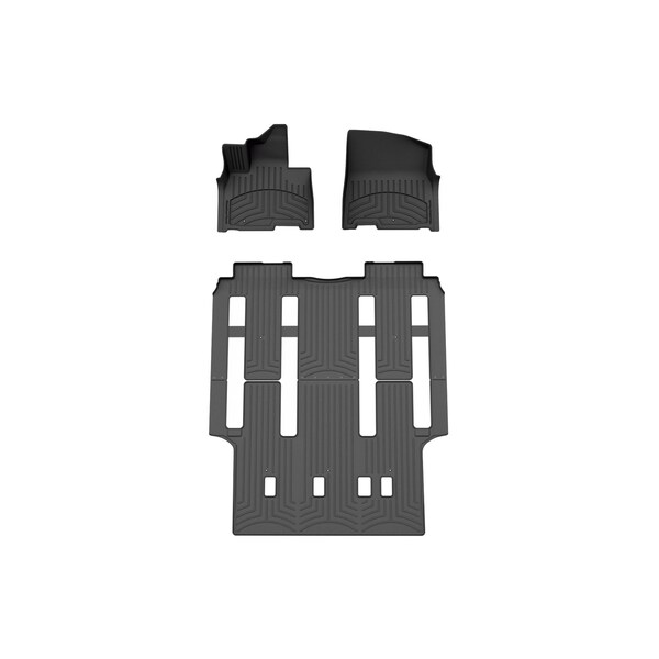 Weathertech Black, Front and Rear FloorLiner HP 441672-1-3IM - main