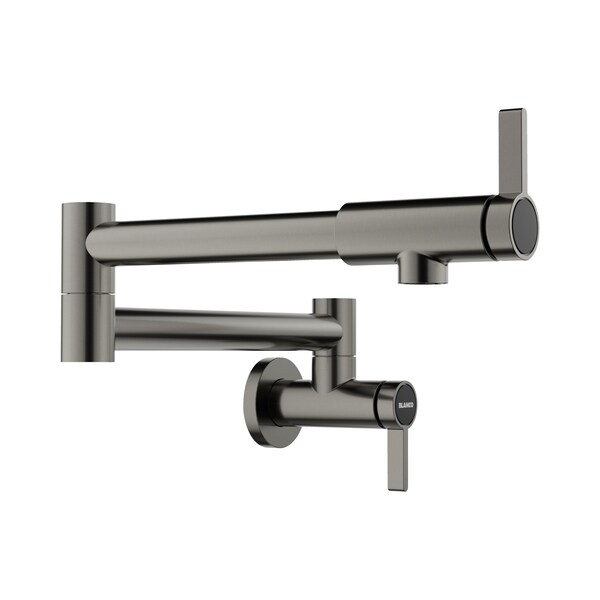 Blanco culina Pot Filler 1.5 GPM, Satin Dark Steel 527487 - main