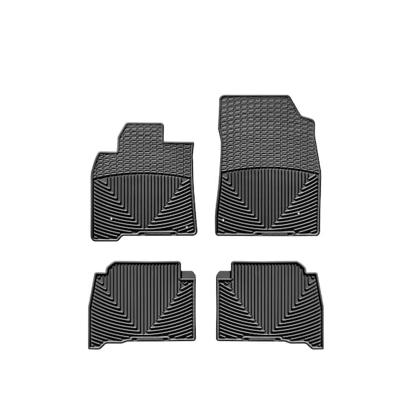 Weathertech Black, Front and Rear All Weather Floor Mats WTLB126127 - main