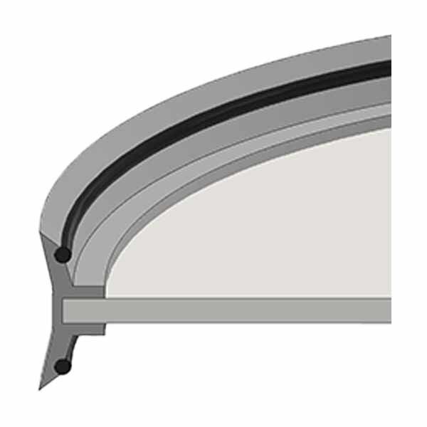 Hercules Sealing Products MDPCS-060A, PC-90NBR60X12X27, PISTON CUPS MDPCS-060A - main