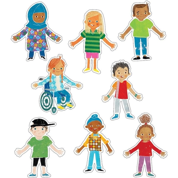 Carson Dellosa All Are Welcome Kids Cut-Outs, 36-Piece Set, 3PK 120625 - main