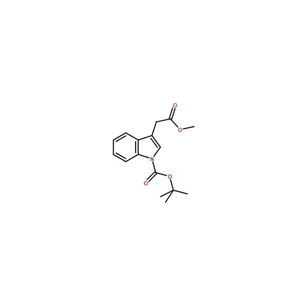 Ak Scientific tert-Butyl 3-(2-methoxy-2-oxoethyl)-1H-indole-1-carboxylate (5g), CAS 370562-34-8 3851AL-5g - main