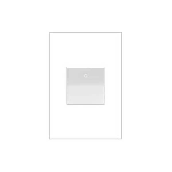 Legrand adorne Paddle Switch, 15 A, 120 V, 3-Way, Back Wire Terminal, Polycarbonate Housing Material ASPD1532W4 - main