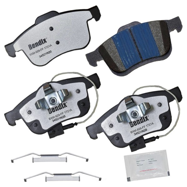 Bendix Fleet Metlok Semi-Metallic SDR Disc Brake Pad MKD1721AFM - main