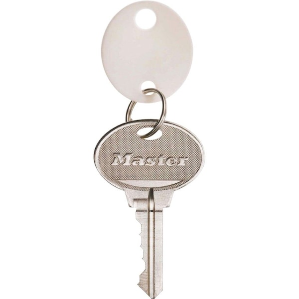 Master Lock Plastic White Round Key Tag 7116D - main