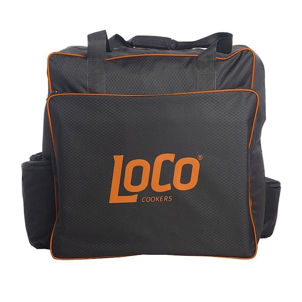 Loco Tabletop Griddle Grill Cover, 22.04 in W, 20.4 in D, 12-1/2 in H, Fabric, Black LCGTT16CV - main