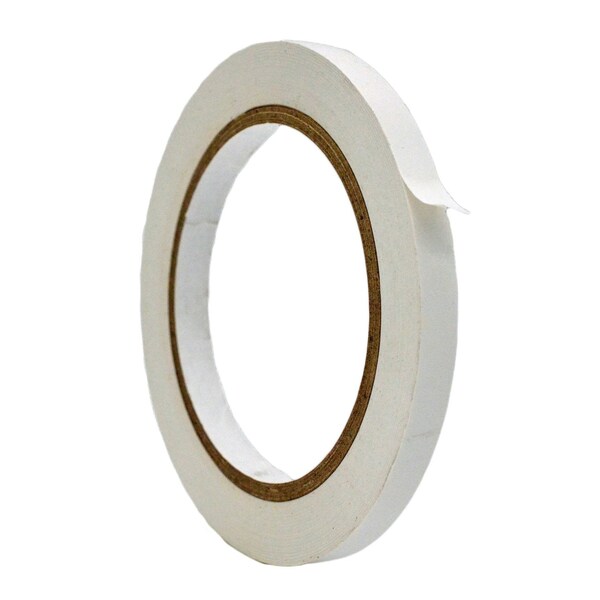 Wod Tape Floor Marking Tape, PVC, White, 3/8 inch (9mm) W., 6 mil Thickness, 128 PK WOD VTC606-00375-128-60-WHI - main