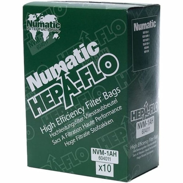 Nacecare BAG - 10-PACK - FITS NUMATIC HENRY HEPA FLO FOR 130/180/200 MODELS 604011 - main