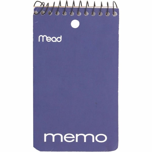 Mead Book, Memo, 3X5", 60 Sheet 45354 - main