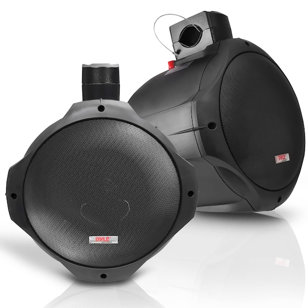 Pyle Pyle 6.5'' Dual Marine Speakers, Waterproof, Bluetooth, 200W Power, Poly Mica Cone, Butyl Rubber PLMRB65 - main