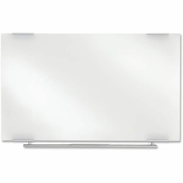 Iceberg Dry Erase Board, Glass, 36 in, 60 in, No Frame Frame, Ultra White, Gloss 31150 - main