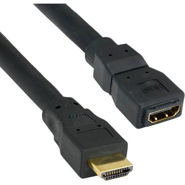Cable Wholesale HDMI Extension Cable, High Speed with Ethernet, HDMI Male to HDMI Female, 24AWG, 6 foot 10V3-41206 - main