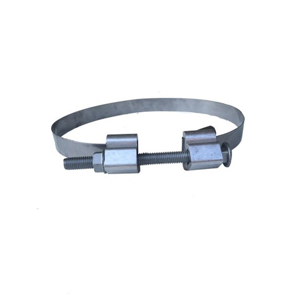 Hot House Designs Mounting Kit Bolt Clamp and 1 1-4 inch x 0.044 inch x 48 inch SS304 Strap HO3247313 - main