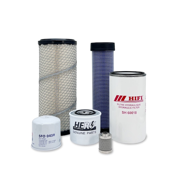 Hero Preventative Maintenance Kit Takeuchi TL130 Track Loader W/Yanmar 4TNE98 Engine S/N 21300168 MSU-TA-0025 - main