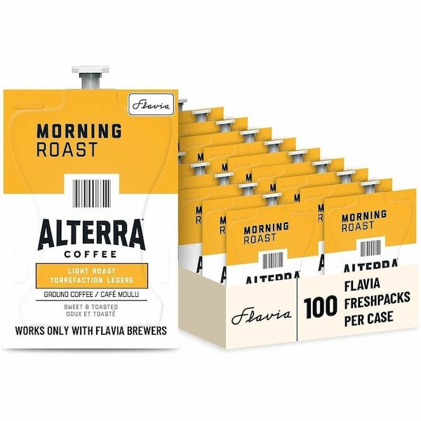 Flavia Coffee Flavia Pouches, Morning Roast, Pouch, 0.28 oz, 100 PK 48008 - main