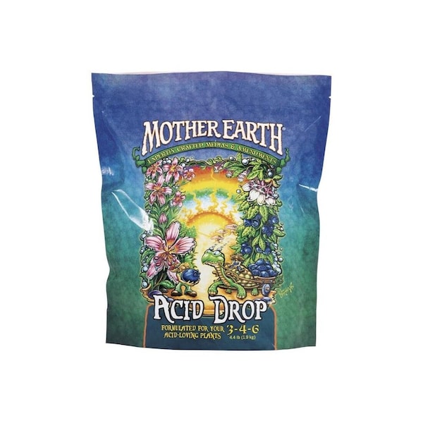 Mother Earth Acid Drop Hydroponic Plant Supplement, 4.4 lb Bag, Solid, 3-4-6 N-P-K Ratio Light Brown Meal HGC733956 - main