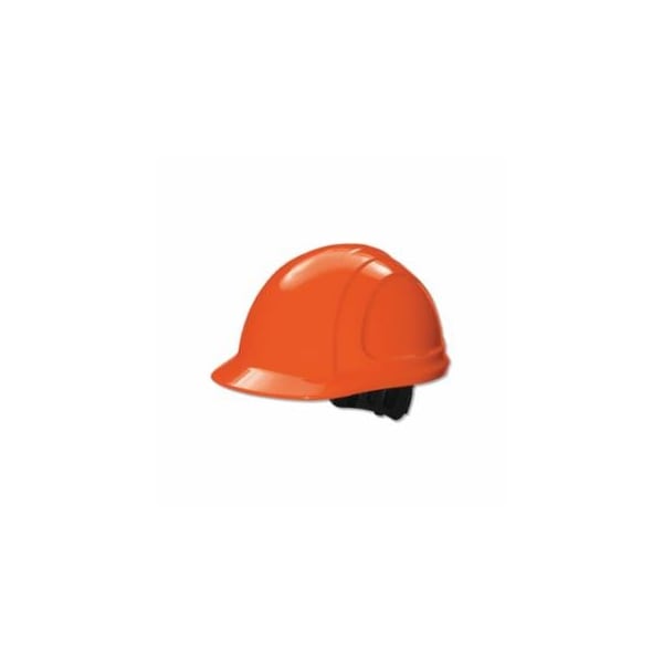 North North Zone N10 Ratchet Hard Hat, 4 Point, Front Brim, Hi-Vis Orange, 12PK 068-N10R460000 - main