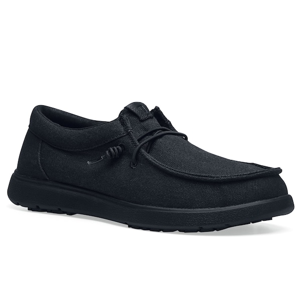 Shoes For Crews Laguna Moc Unisex Non-Slip Work Loafers, Black, Size 9 42373 - main