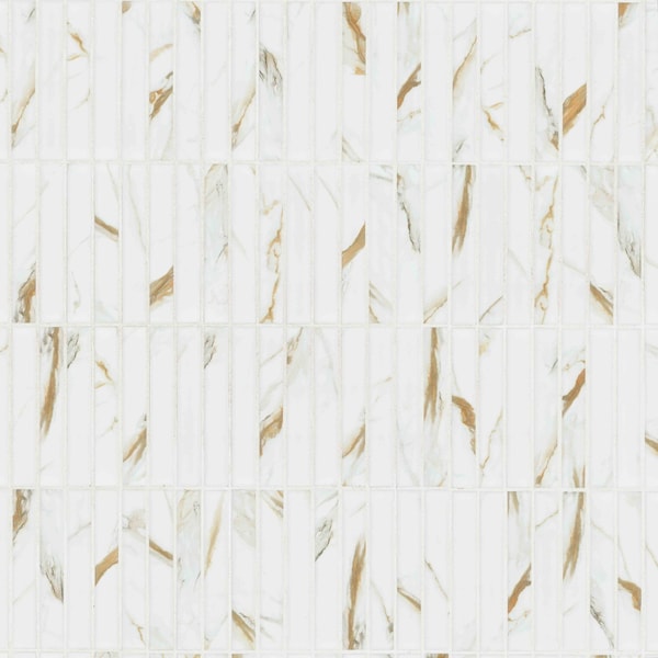 Msi Sample Calacatta Gold Stack Pattern Matte Porcelain Mosaic Floor And Wall Tile ZOR-MD-0650-SAM - main