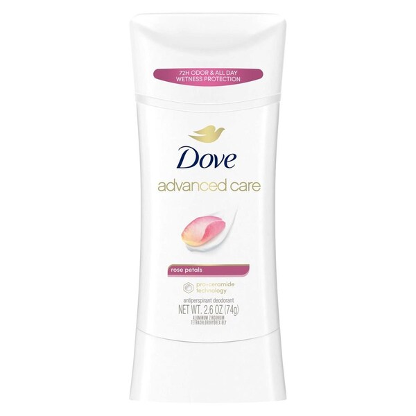 Dove Advanced Care Rose Petals Antiperspirant Deodorant Stick, 2.6 Ounce, 12PK 64363217 - main