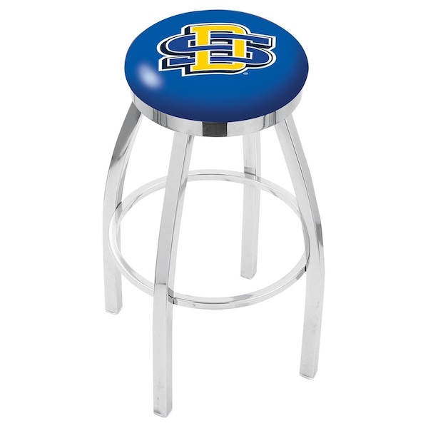 Holland Bar Stool Co 30" Chrome South Dakota State Swivel Bar Stool, Accent Ring L8C2C30SDakSt - main