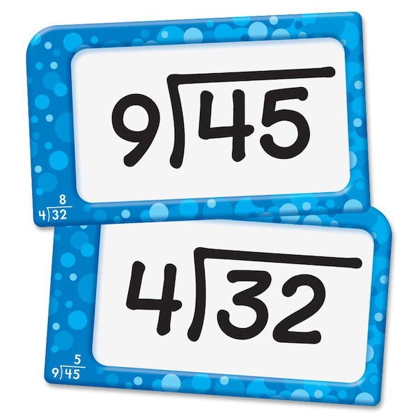 Trend Enterprises Division 0-12 Pocket Flash Cards T23018 - main