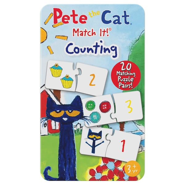 The Learning Journey International Pete the Cat, Match It! Tin, Counting 115695 - main