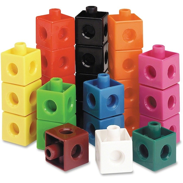 Learning Resources Snap Cubes 1piece Activity Set, Multi, 100PK LRNLER7584 - main