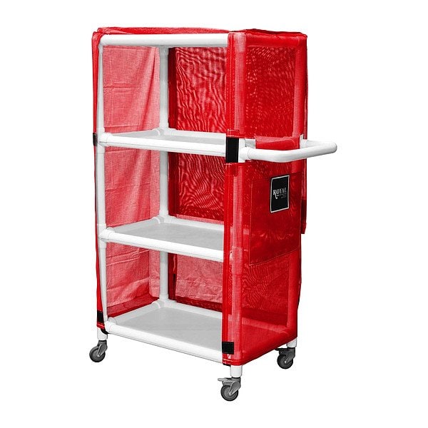 Royal Basket Trucks Linen Cart, 600 lb Capac., 32" L G32-RRX-L3A-3ULN - main