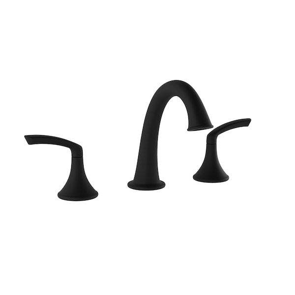 Symmons Elm Widespread Two-Handle Bathroom Faucet with Push Pop Drain (1.0 GPM) SLW5512MBPP - main