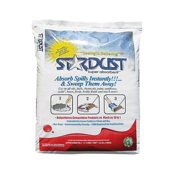 Stardust Spill Products Loose Sorbent, 8 gal, Universal, White D15CF - main