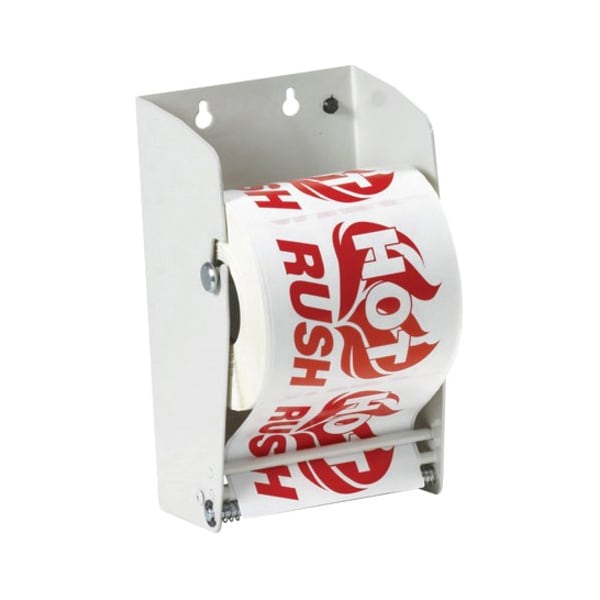 Partners Brand Wall Mount Label Dispenser, 4 1/2", White, 1/Each LDM450 - main