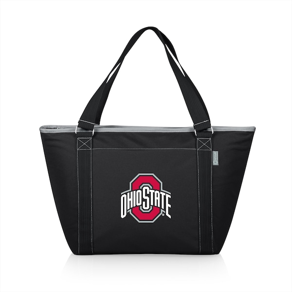 Picnic Time Family Of Brands NCAA Ohio State Buckeyes Topanga Tote Cooler Bag - Soft Cooler Bag - Picnic Cooler, Black 619-00-175-444-0 - main