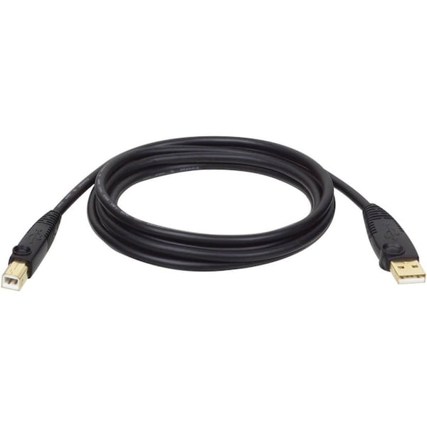 Tripp Lite USB 2.0 Hi-Speed A/B Cable 10Ft, Black U022-010 - main