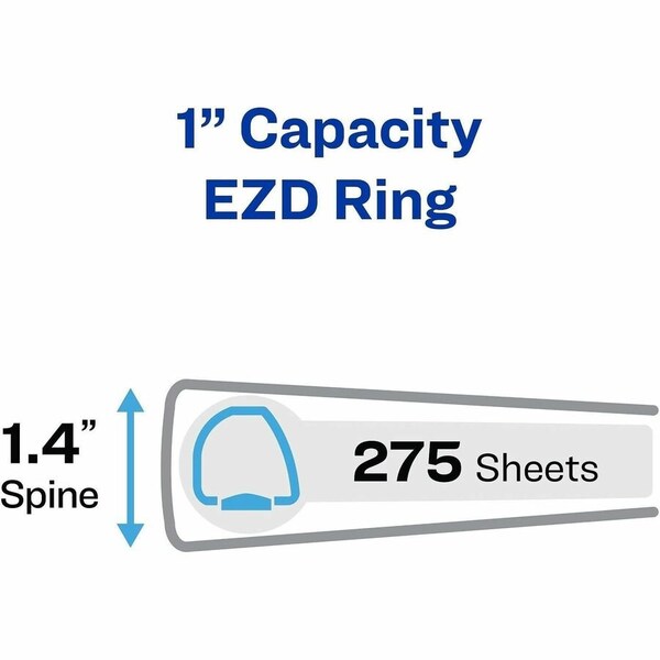 Avery reg HeavyDuty View Binders Locking One Touch EZD Rings, Pacbe AVE79772 - main
