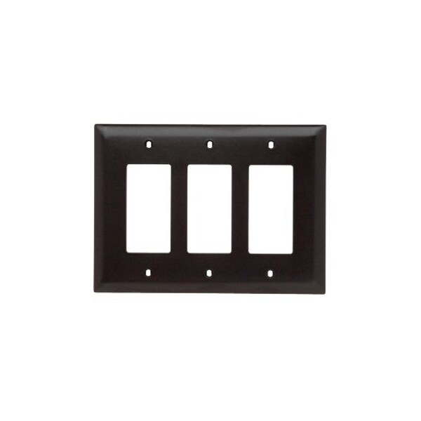 Legrand WallPlate, Decorator-Rocker, Brown, Nylon TPJ263 - main