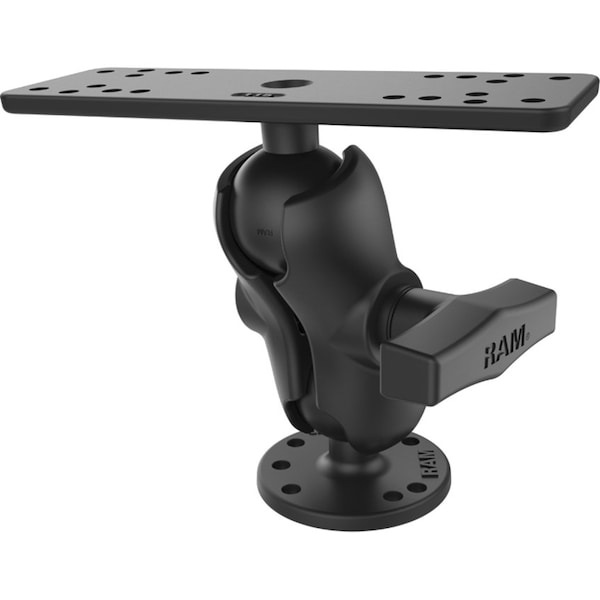 Ram Mounts Ram 1.5" Ball Mount w/Short Double Socket Arms RAM-111U-B - main