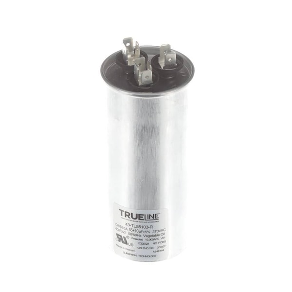 Rheem CAPACITOR - 55/10/370 DUAL ROU 43-TL55103-R - main