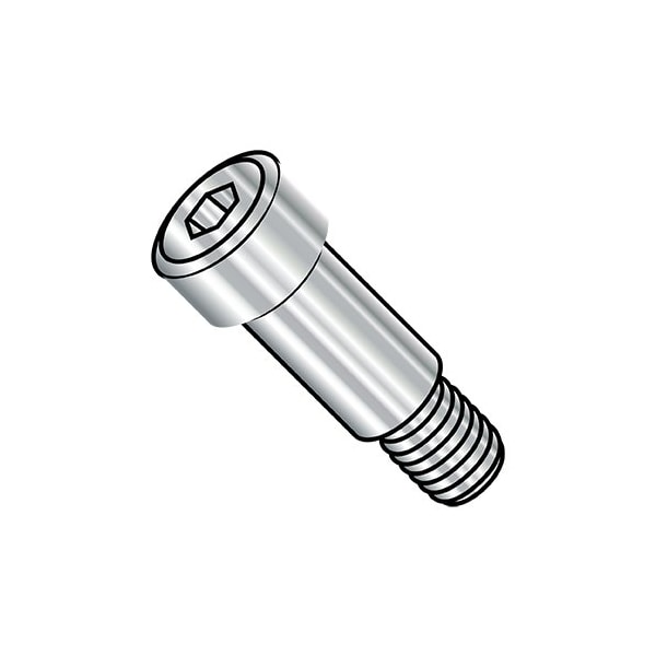 Zoro Select 8-32X5/16 Military Socket Shoulder Stainless Steel, 50Pk MS51576-9 - main