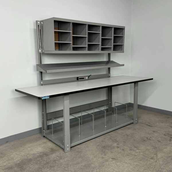 Stackbin Workbenches, 96" W, 1000 lb. P9636BDX-T-BG - main