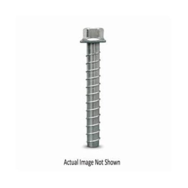 Simpson Strong-Tie Heavy Duty Screw Anchor, 5/8 in dia, 6 in OAL, Hex Washer Head Drive, Carbon Steel THDB62600H - main