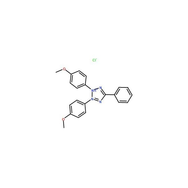 Ak Scientific 2, 3-Bis(4-methoxyphenyl)-5-phenyltetrazolium chloride (100mg), CAS 104497-79-2 5204AL-100mg - main