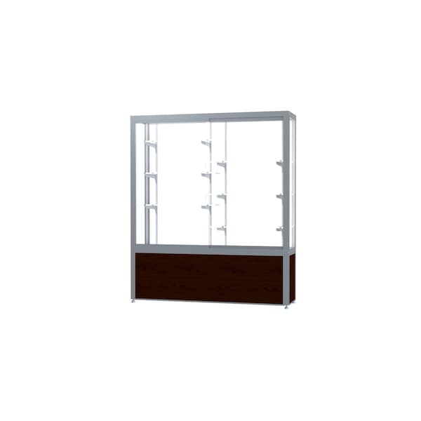 Ghent Display Case 60x66x16, White, Satin 10405WB-SN-W - main