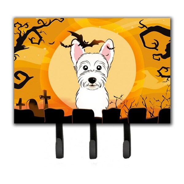 Carolines Treasures Halloween Westie Leash and Key Holder BB1784TH68 - main